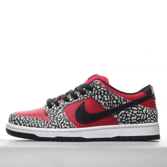 Nike Dunk SB Low Supreme Cement 2012 313170-600 red black