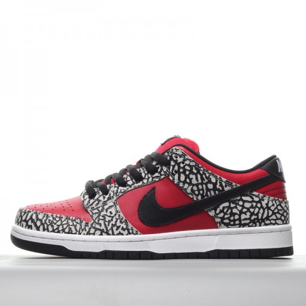 Nike Dunk SB Low Supreme Cement 2012 313170-600 red black 