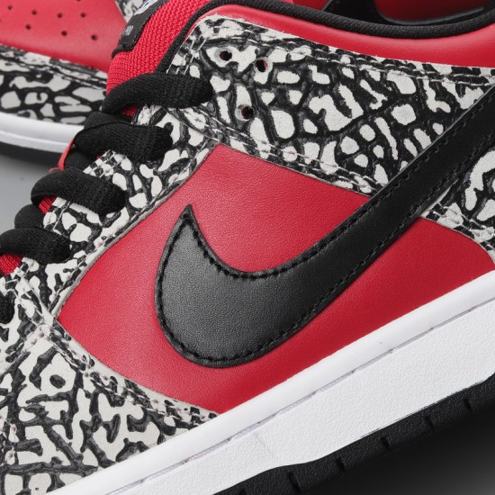 Nike Dunk SB Low Supreme Cement 2012 313170-600 red black