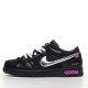 Off-White x Nike Dunk Low Lot 50 of 50 DM1602-001 Black