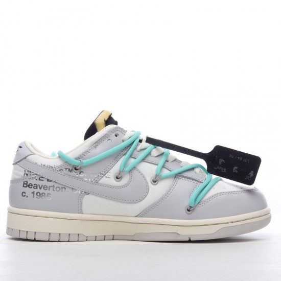 Off-White x Nike Dunk Low “The 50”DM1602-114 Gray Green