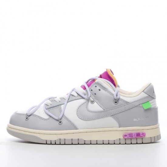 Off-White x Nike Dunk Low “The 50”OW DM1602-118 Gray