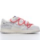 Off-White x Nike Dunk Low Lot 13 of 50 DJ0950-110 Red Gray