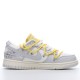 Off-White x Nike Dunk Low Lot 29 of 50 DM1602-103 Yellow Gray