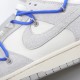 Off-White x Nike Dunk Low Lot 32 of 50 DJ0590-104 Blue Gray