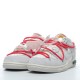 Off-White x Nike Dunk Low Lot 33 of 50 DJ0950-118 Red Gray