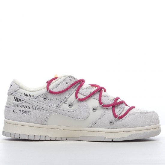 Off-White x Nike Dunk Low Lot 35 of 50 DJ0950-114 Purple Gray