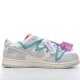 Off-White x Nike Dunk Low Lot 36 of 50 DJ0590-107 Blue Gray