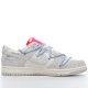 Off-White x Nike Dunk Low Lot 38 of 50 DJ0950-113 Blue Gray