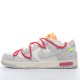 Off-White x Nike Dunk Low Lot 40 of 50 DJ0950-103 Red Gray