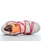 Off-White x Nike Dunk Low Lot 40 of 50 DJ0950-103 Red Gray