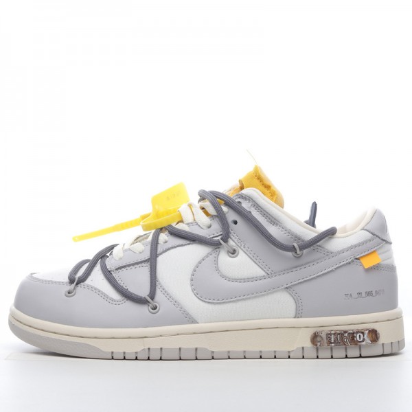 Off-White x Nike Dunk Low Lot 41 of 50 DM1602-105 Gray 