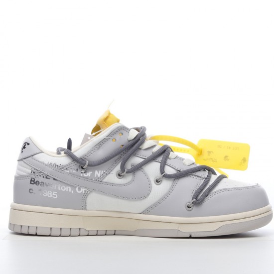 Off-White x Nike Dunk Low Lot 41 of 50 DM1602-105 Gray