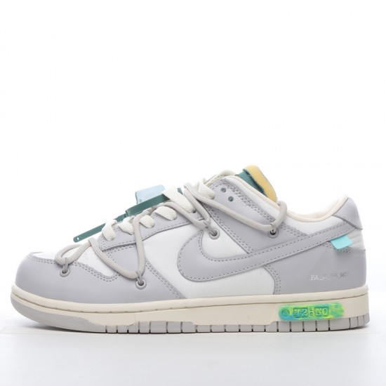 Off-White x Nike Dunk Low Lot 42 of 50 DM1602-117 Gray