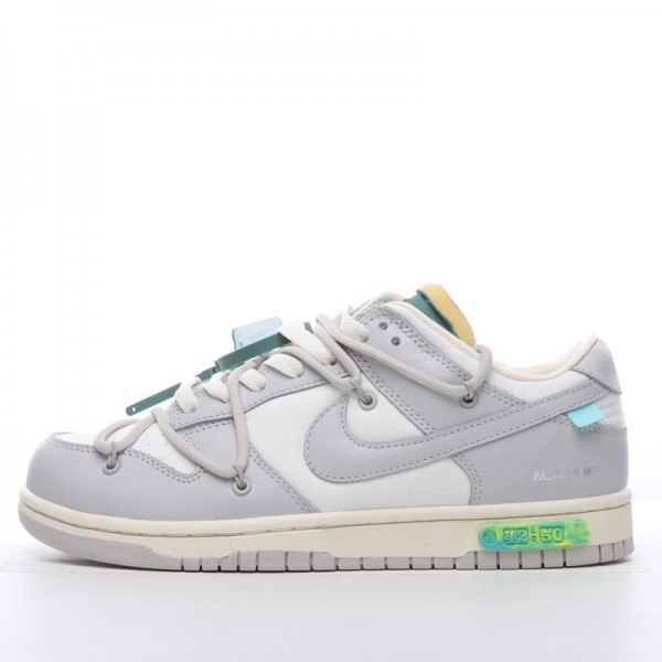 Off-White x Nike Dunk Low Lot 42 of 50 DM1602-117 Gray 