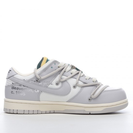 Off-White x Nike Dunk Low Lot 42 of 50 DM1602-117 Gray