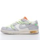 Off-White x Nike Dunk Low Lot 43 of 50 DM1602-128 Yellow Gray