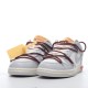 Off-White x Nike Dunk Low Lot 46 of 50 DM1602-102 Brown Gray