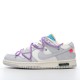 Off-White x Nike Dunk Low Lot 47 of 50 DM1602-125 Purple Gray