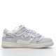 Off-White x Nike Dunk Low Lot 49 of DM1602-123 Purple Gray