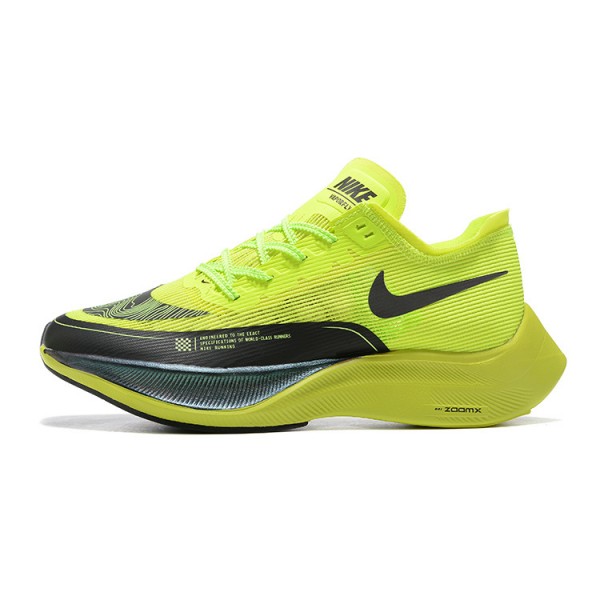 Nike ZoomX Vaporfly NEXT% Mens Chartreuse Black Sports Shoes