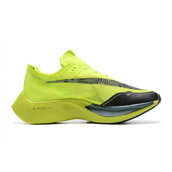 Nike ZoomX Vaporfly NEXT% Mens Chartreuse Black Sports Shoes