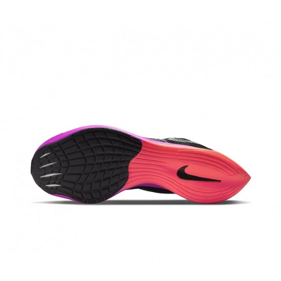 Women/Men Nike ZoomX Vaporfly NEXT% Black Purple Sports Shoes