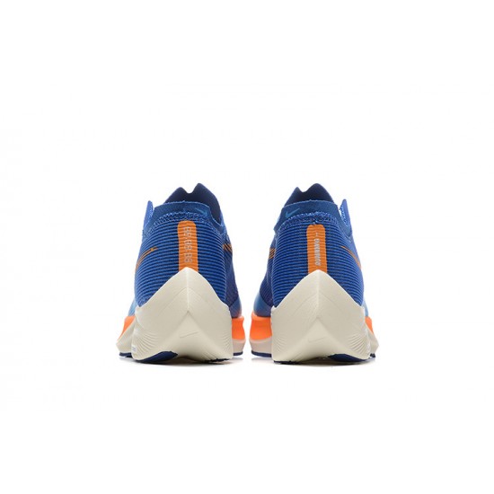 Women/Men Nike ZoomX Vaporfly NEXT% Blue Orange Sports Shoes