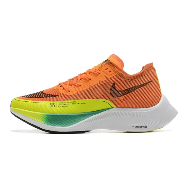 Women/Men Nike ZoomX Vaporfly NEXT% Orange White Sports Shoes