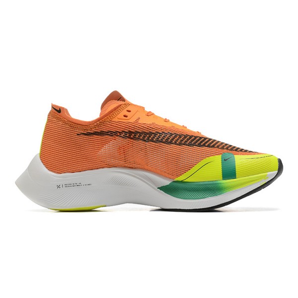 Women/Men Nike ZoomX Vaporfly NEXT% Orange White Sports Shoes