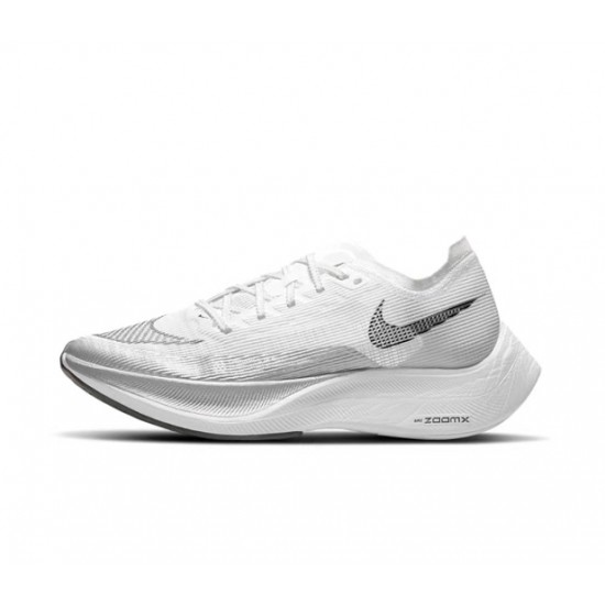 Women/Men Nike ZoomX Vaporfly NEXT% White Sports Shoes