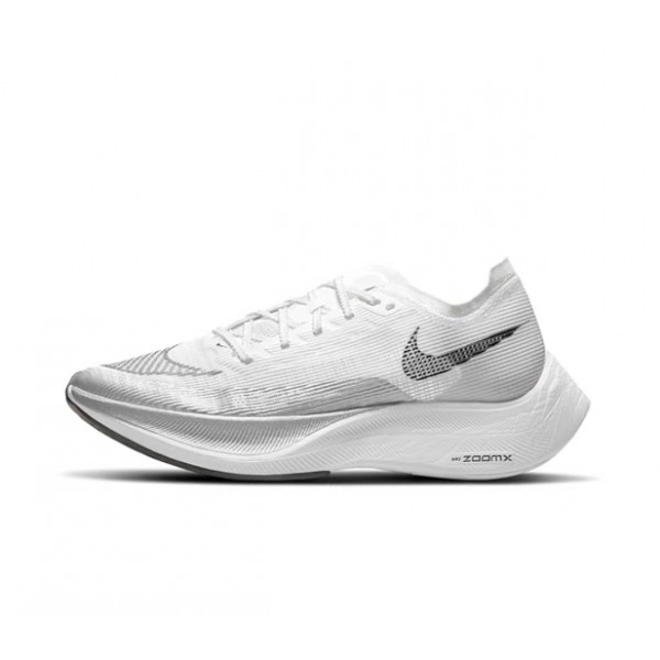 Women/Men Nike ZoomX Vaporfly NEXT% White Sports Shoes