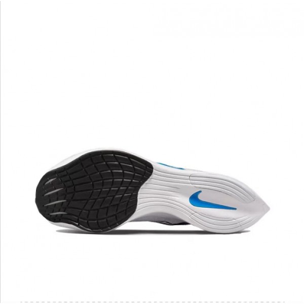 Women/Men Nike ZoomX Vaporfly NEXT% White and Blue Sports Shoes