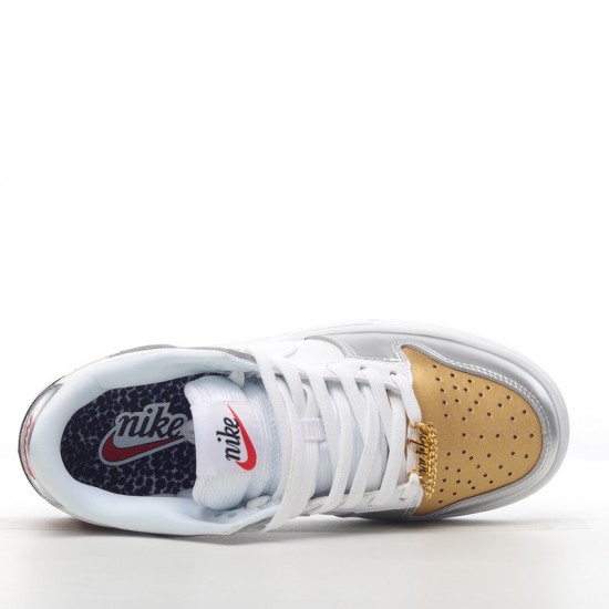 Nike Dunk Low Vast Grey DH4403-700 Gold White