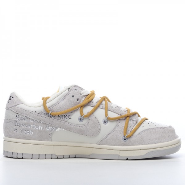 Off-White x Nike Dunk Low "The 50" DJ0950-105 Gray 