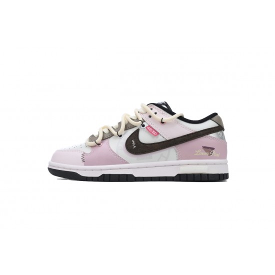 Buy Nike Dunk Low Pink White CW1590-100 Womens Shoes Sale