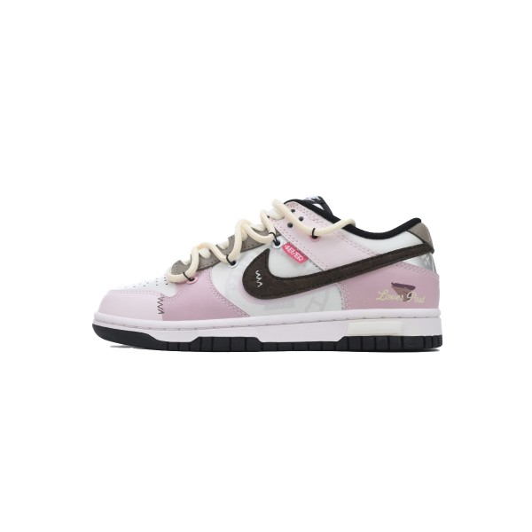 Nike Dunk Low Pink White CW1590-100 Womens Shoes