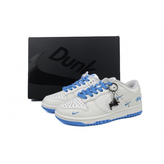 Shop Nike Dunk Low White Blue KK1888-014 Womens And Mens Shoes For Sale