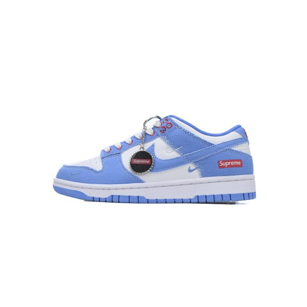 Nike Dunk Low White Blue KK1888-015 Womens And Mens Shoes