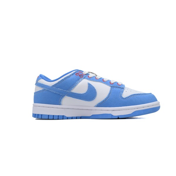 Nike Dunk Low White Blue KK1888-015 Womens And Mens Shoes