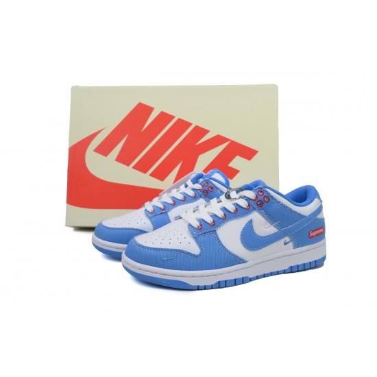 Nike Dunk Low White Blue KK1888-015 Womens And Mens Shoes